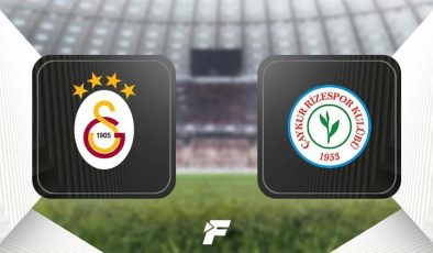 CANLI |                    Galatasaray-Çaykur Rizespor maçı ne zaman, saat kaçta, hangi kanalda? (Muhtemel 11'ler)